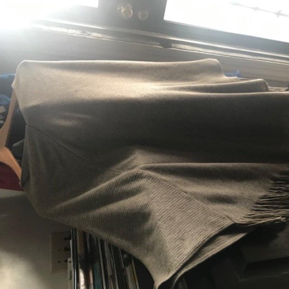 Light Gray Poncho